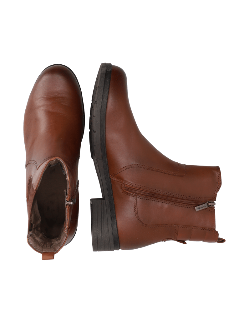 TAMARIS-Comfort-Glattleder-Chelsea-Boot-cognac