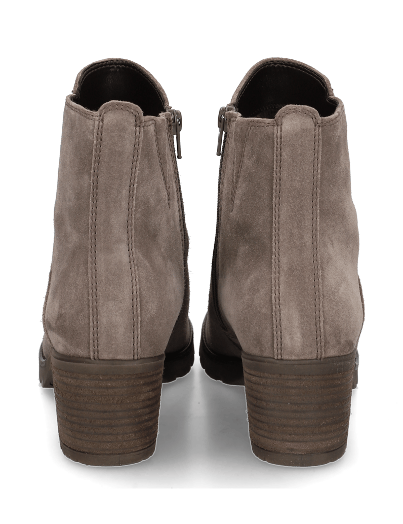 Gabor-Veloursleder-Stiefelette-schwarz