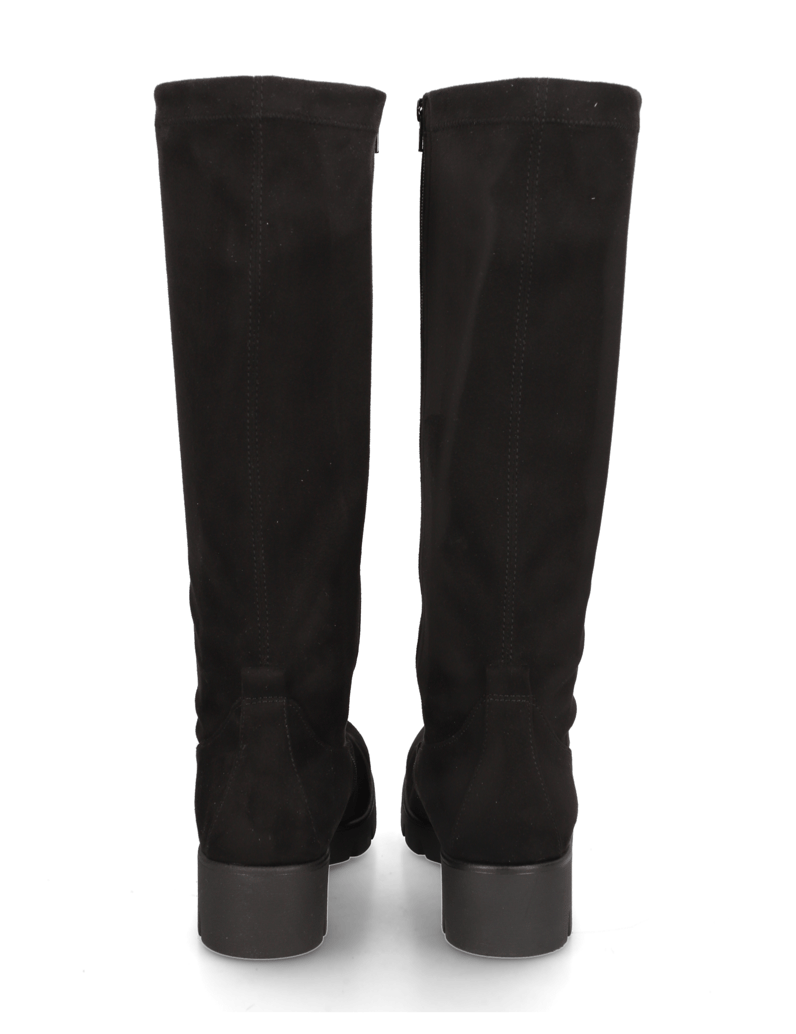 Gabor-Veloursleder-Stiefel-schwarz