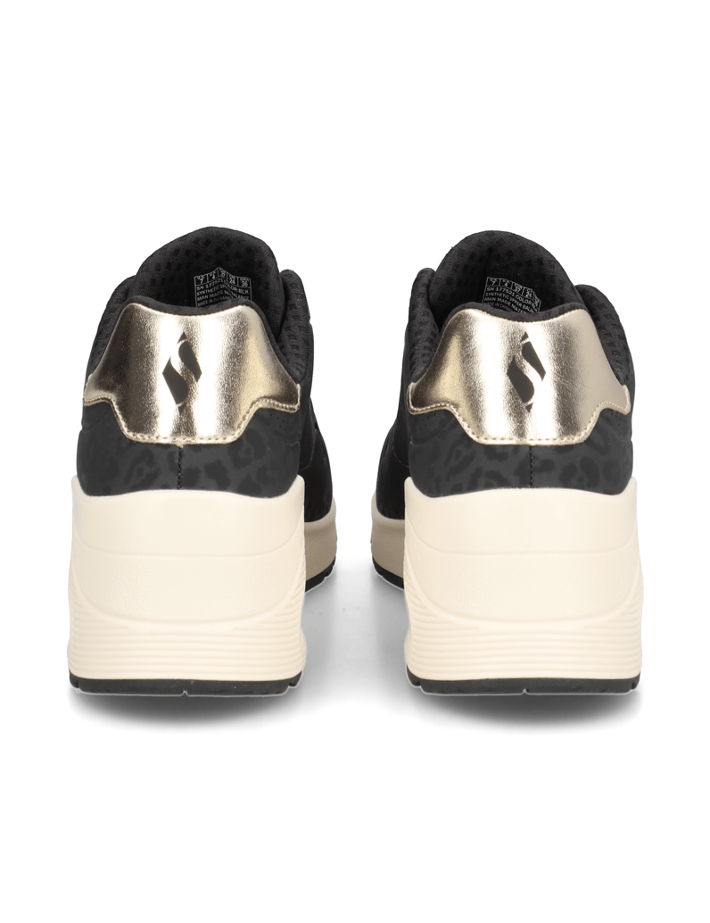 Skechers-UNO-WEDGE---SAFARI-DAZE-schwarz