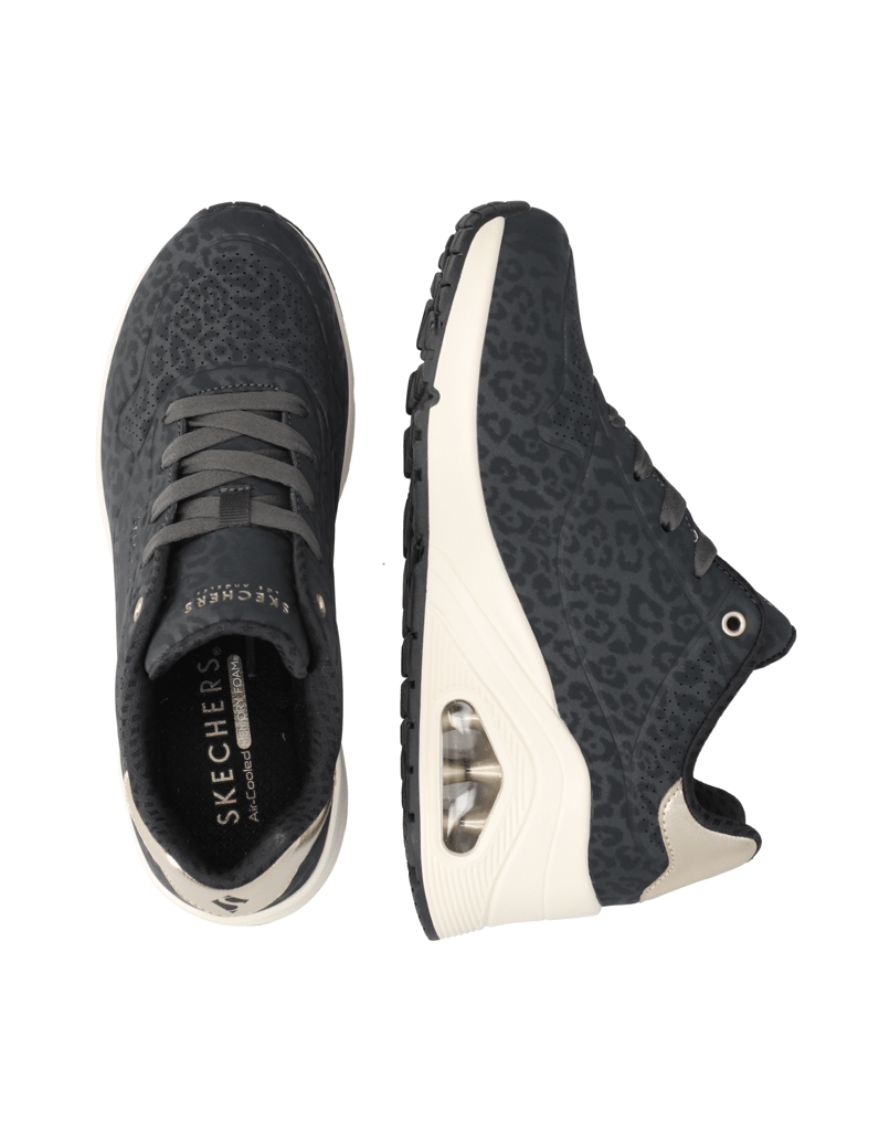 Skechers-UNO-WEDGE---SAFARI-DAZE-schwarz