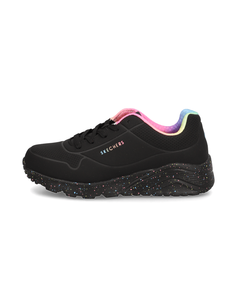 Skechers-Uno-Lite-Rainbow-Speckle-schwarz