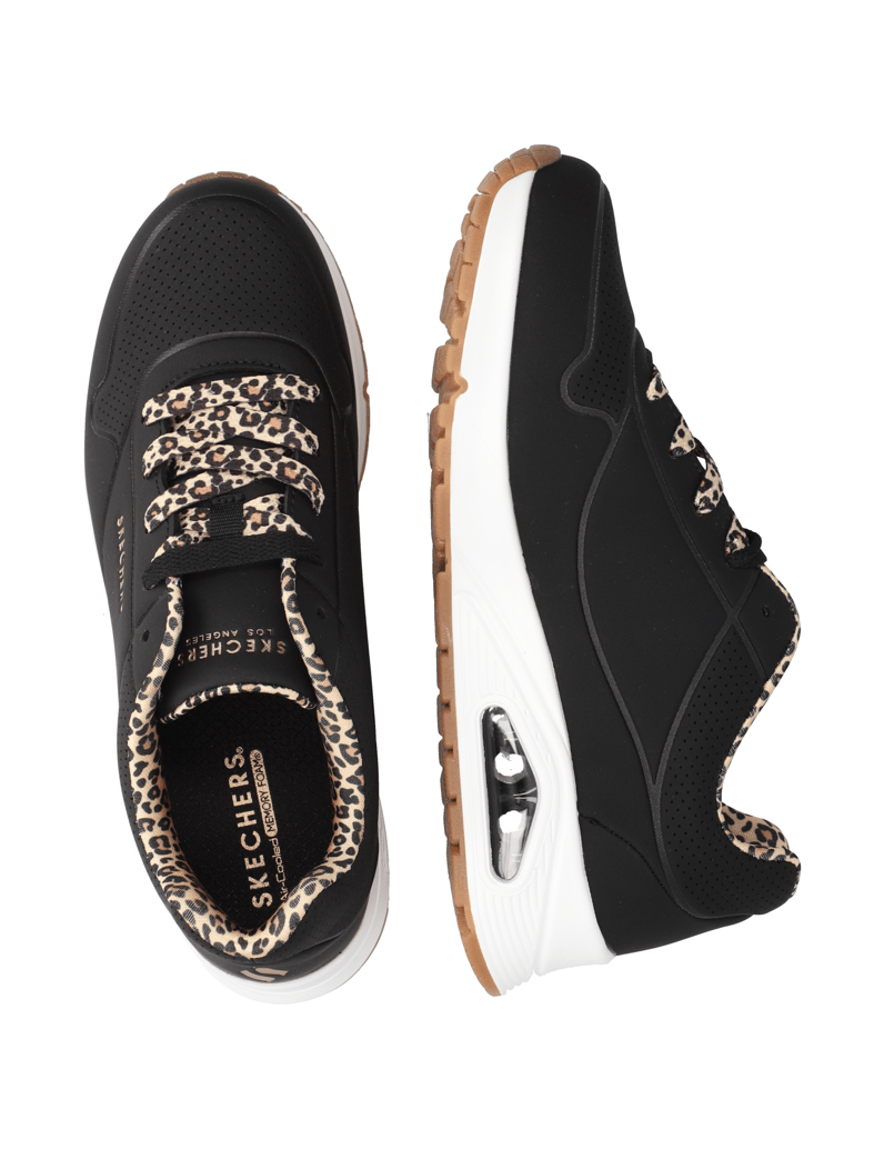 Skechers-Uno-Gen1-Leopard-Chic-blau