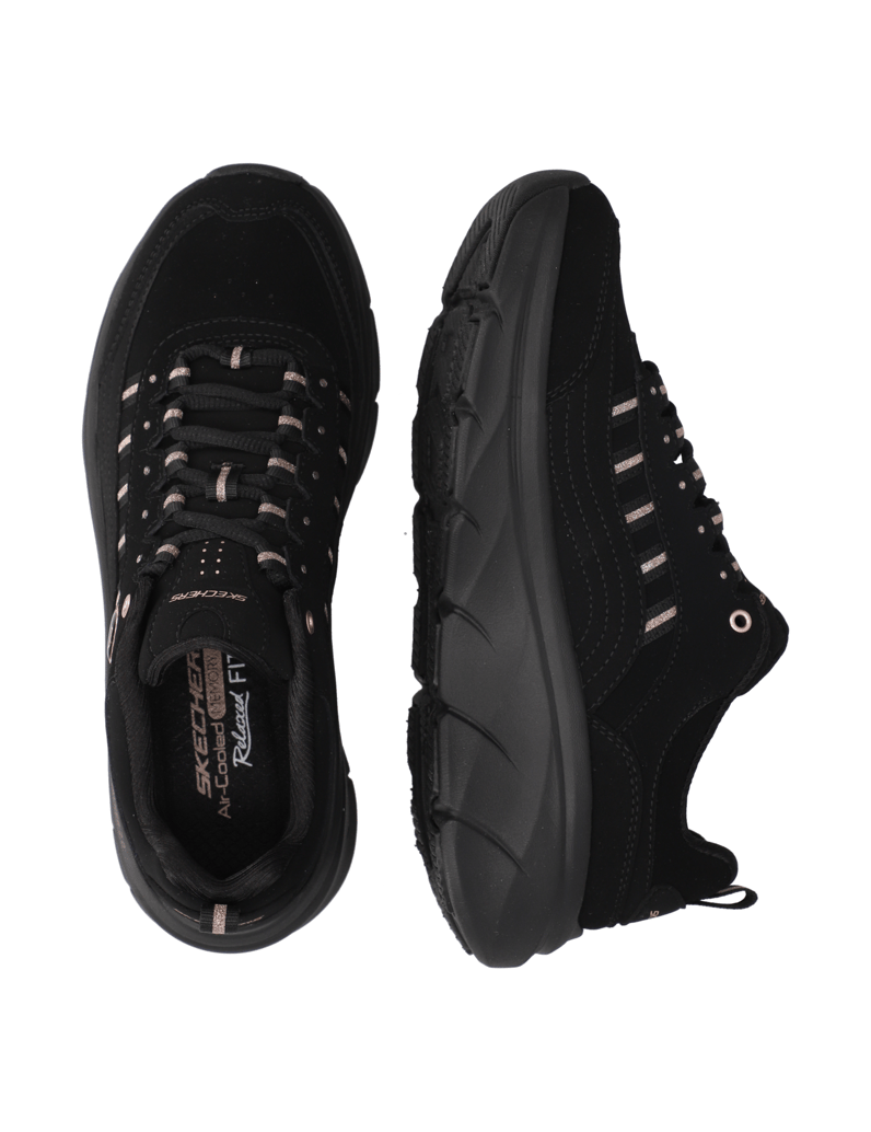 Skechers-D'LUX-WALKER-2.0-GOLDEN-STEP-schwarz