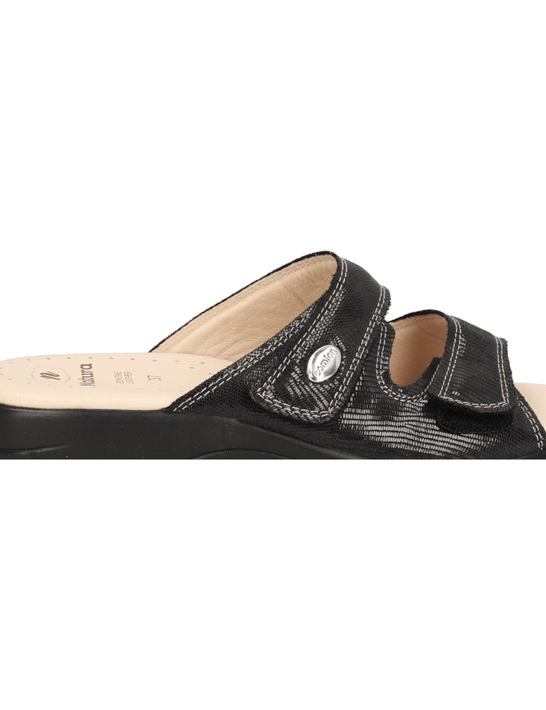 Natura-Hausschuh-schwarz