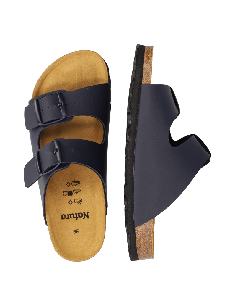 Natura-Hausschuh-schwarz