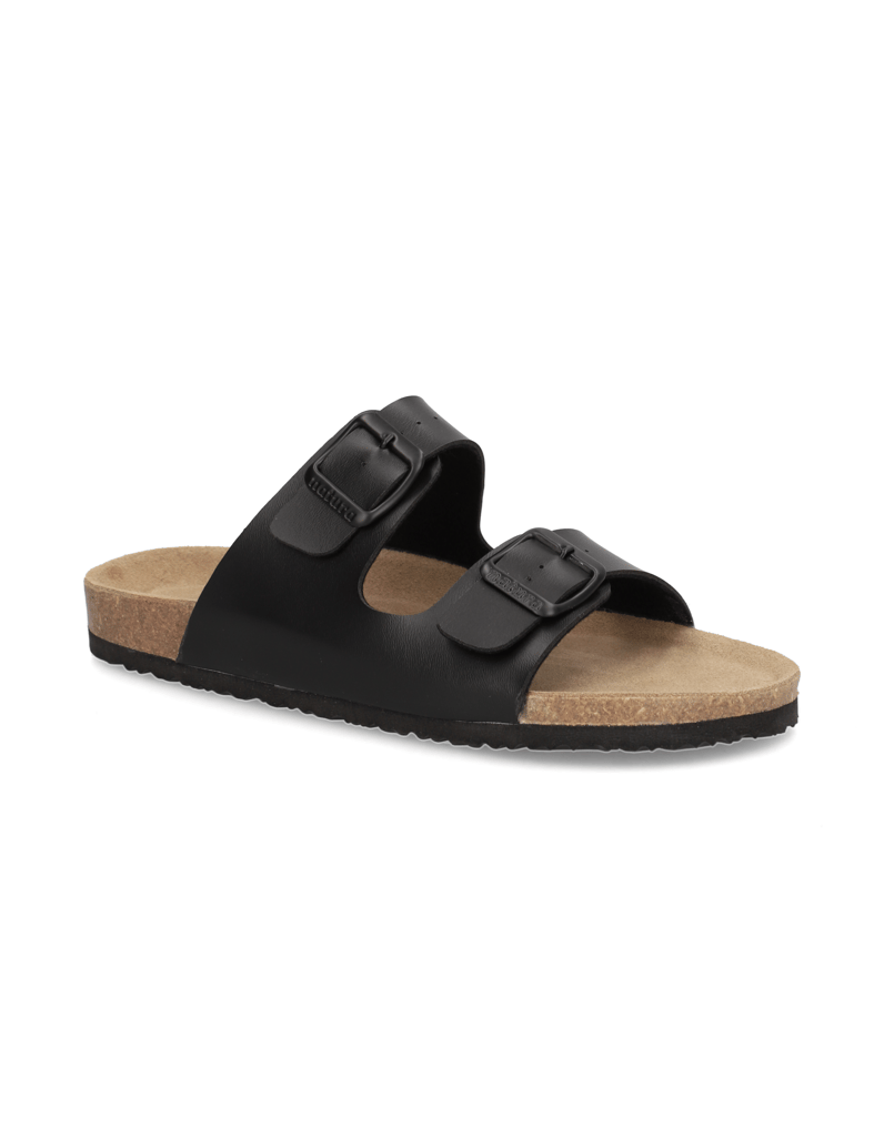 Natura-Hausschuh-schwarz