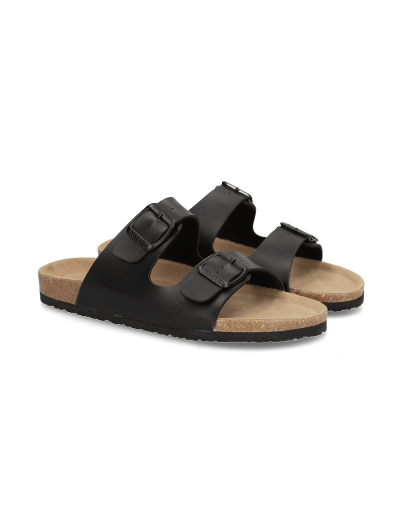 Natura-Hausschuh-schwarz