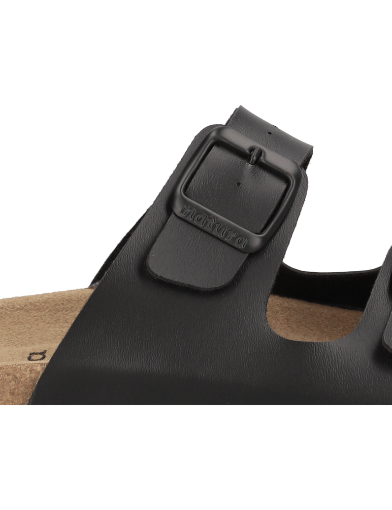 Natura-Hausschuh-schwarz