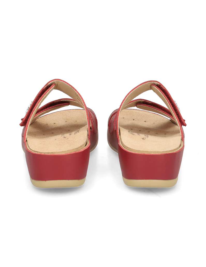 Vital-Glattleder-Pantoffel-rot