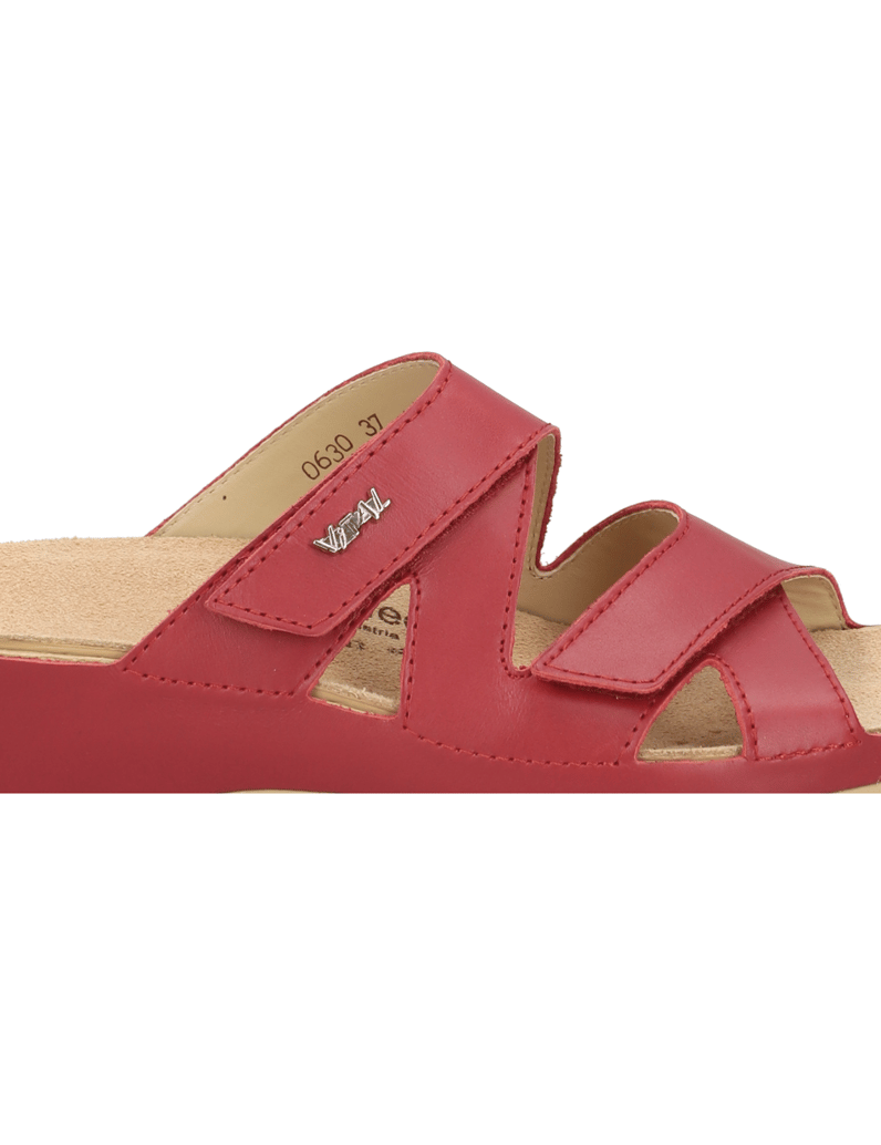 Vital-Glattleder-Pantoffel-rot