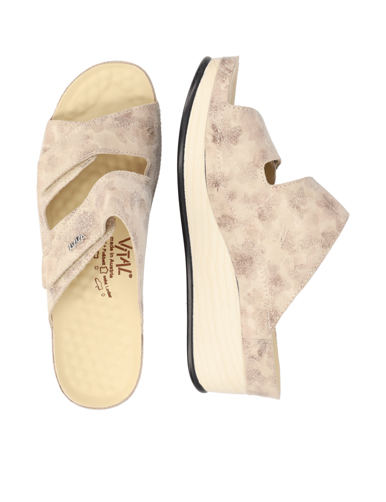 Vital-Glattleder-Hausschuh