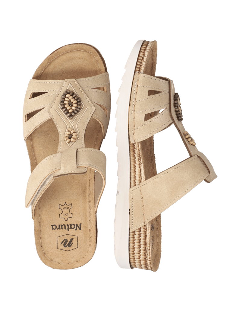 Natura-Hausschuh-beige