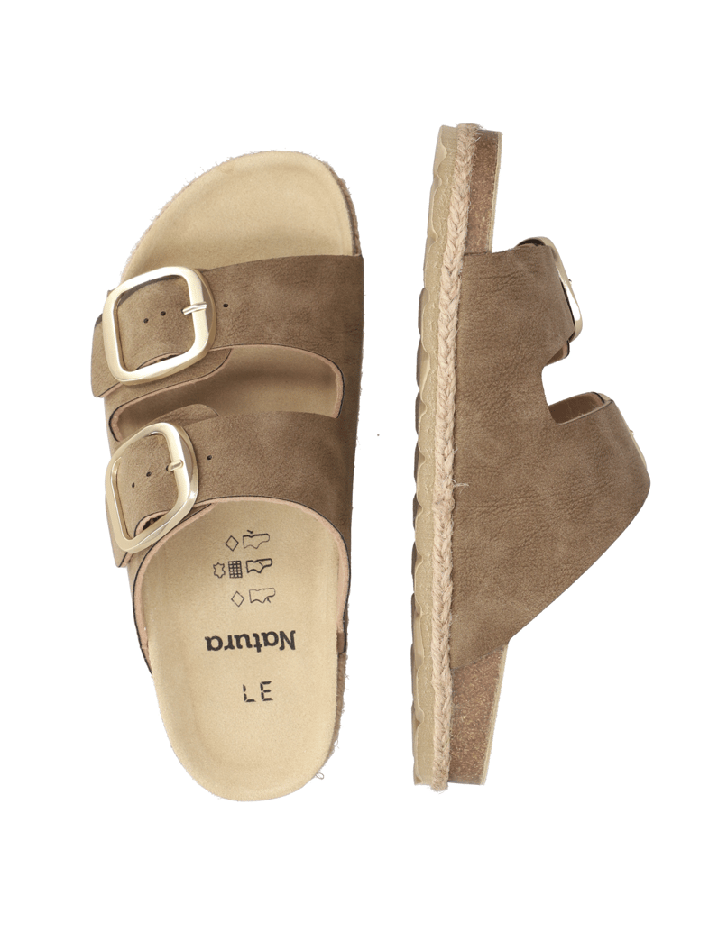 Natura-Hausschuh-beige