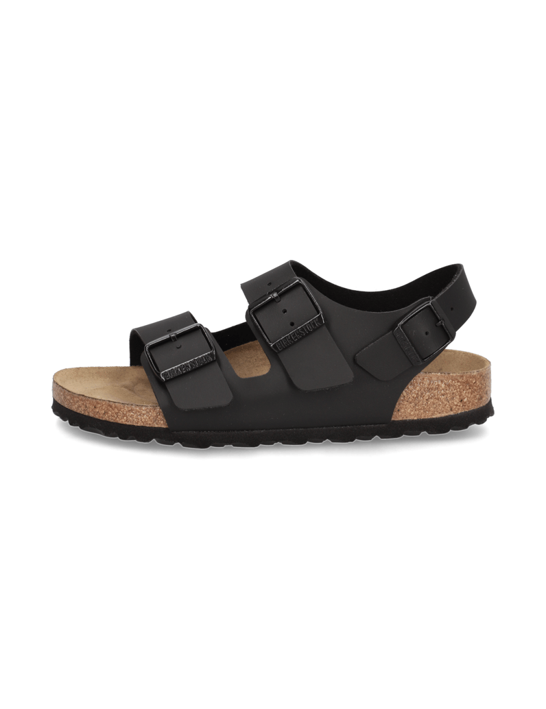 Birkenstock-MILANO-BIRKO-FLOR-schwarz