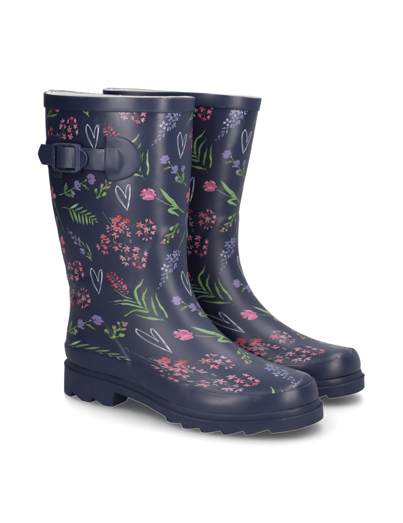 Natura-Regenstiefel-blau