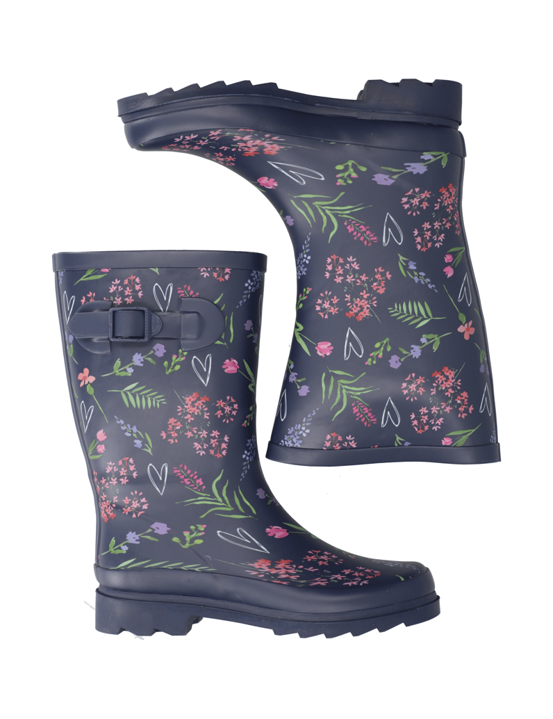 Natura-Regenstiefel-blau