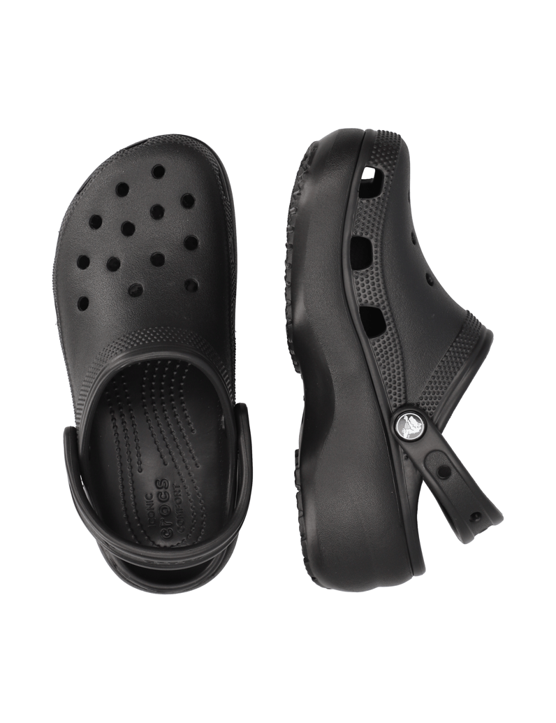 Crocs-CLASSIC-PLATFORM-CLOG-schwarz