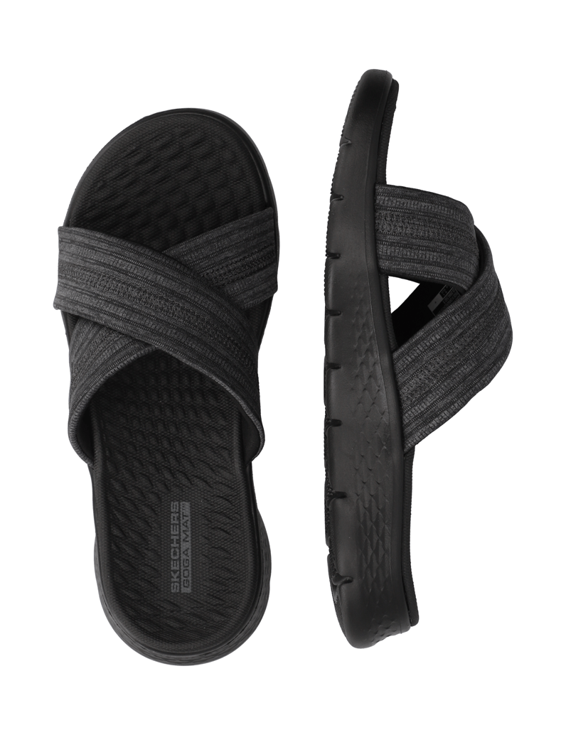 Skechers-GO-WALK-FLEX-SANDAL---IMPRESSED-schwarz