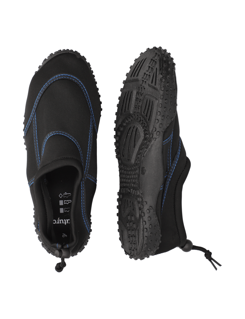 Natura-Textil-Badesandale-schwarz