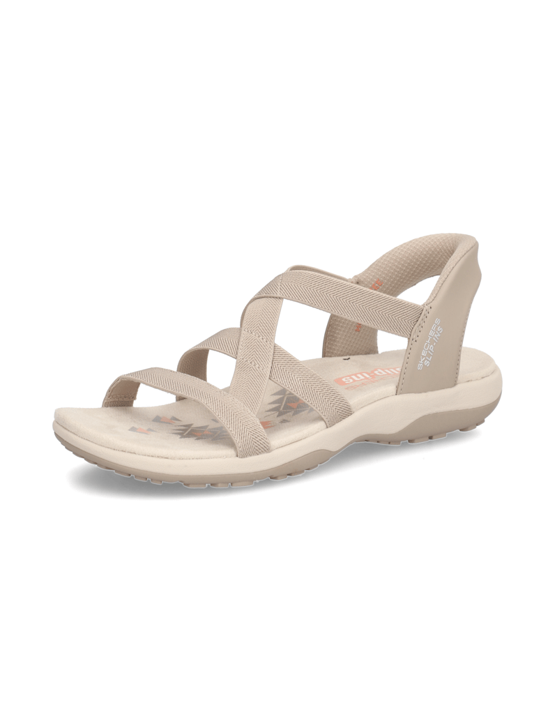 Skechers-SLIP-INS-REGGAE-SLIM-SANDAL-schwarz
