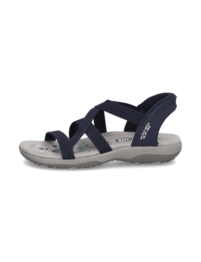 Skechers-SLIP-INS-REGGAE-SLIM-SANDAL-schwarz