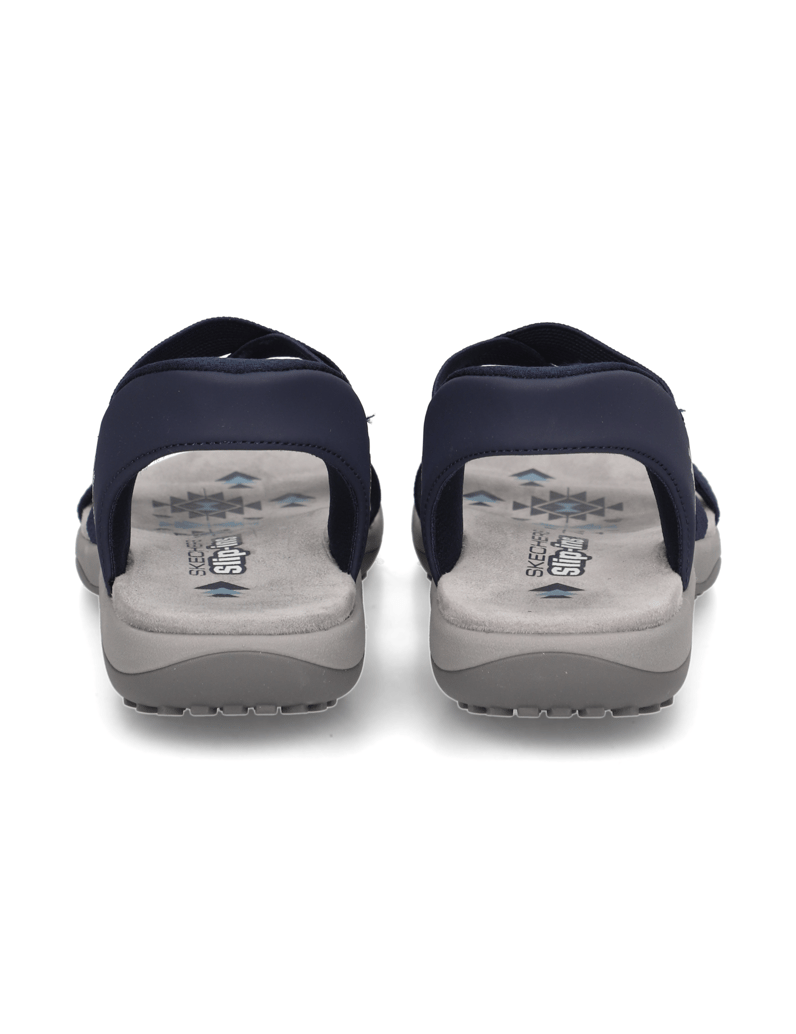 Skechers-SLIP-INS-REGGAE-SLIM-SANDAL-schwarz