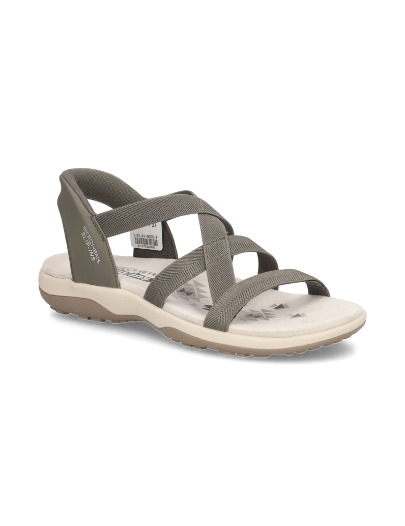 Skechers-SLIP-INS:-REGGAE-SLIM---STRETCH-schwarz