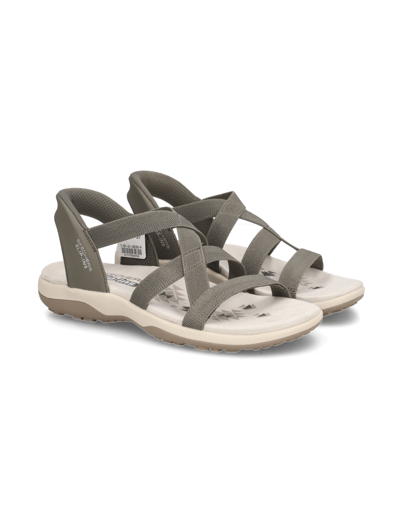 Skechers-SLIP-INS:-REGGAE-SLIM---STRETCH-schwarz