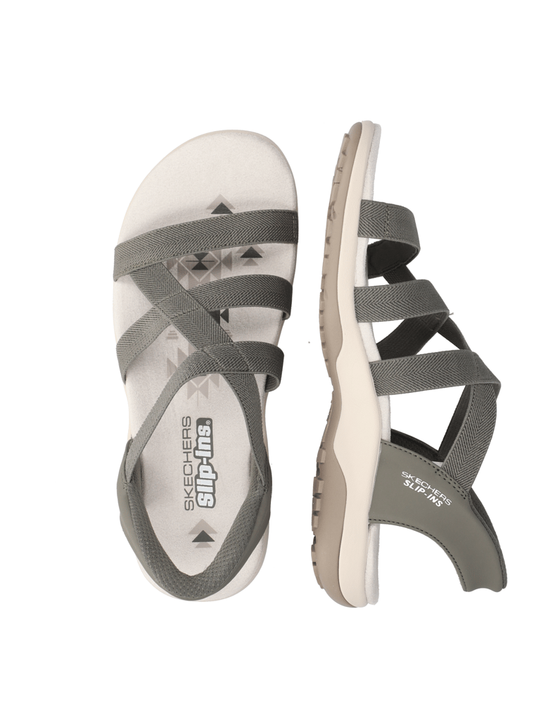 Skechers-SLIP-INS:-REGGAE-SLIM---STRETCH-schwarz