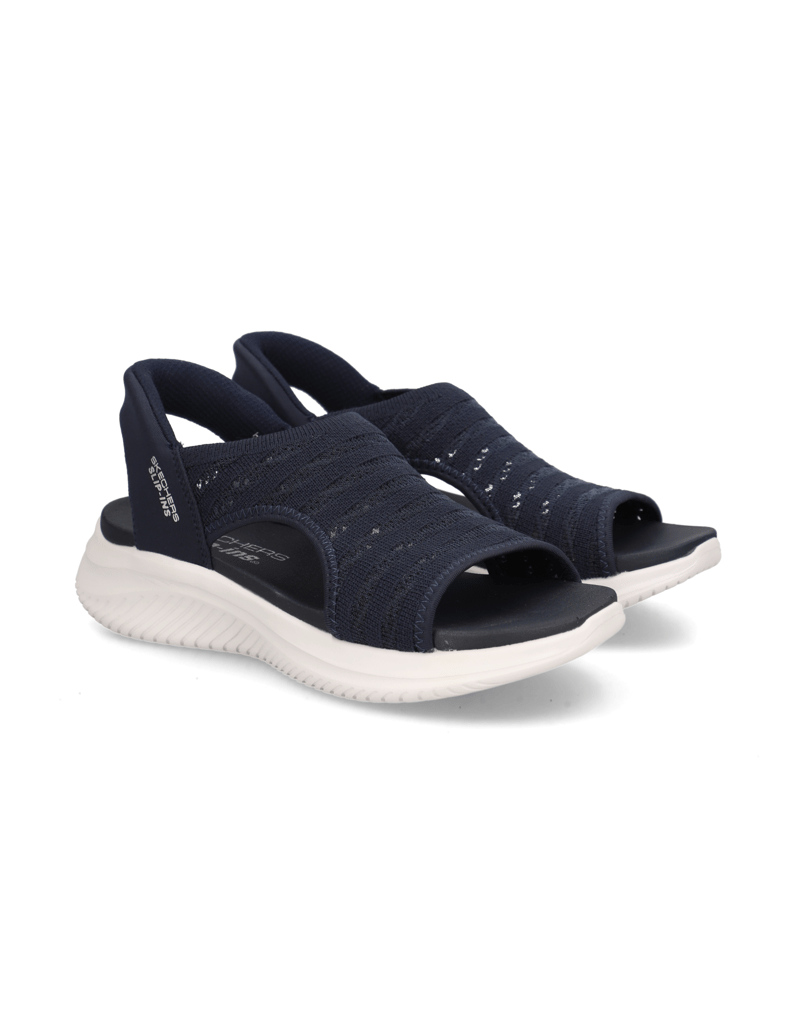 Skechers-SLIP-INS-ULTRA-FLEX-SANDAL-blau