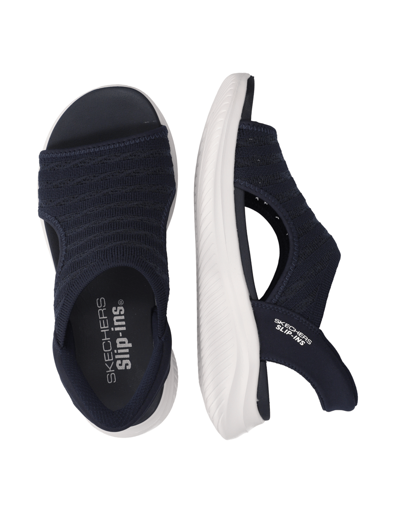 Skechers-SLIP-INS-ULTRA-FLEX-SANDAL-blau