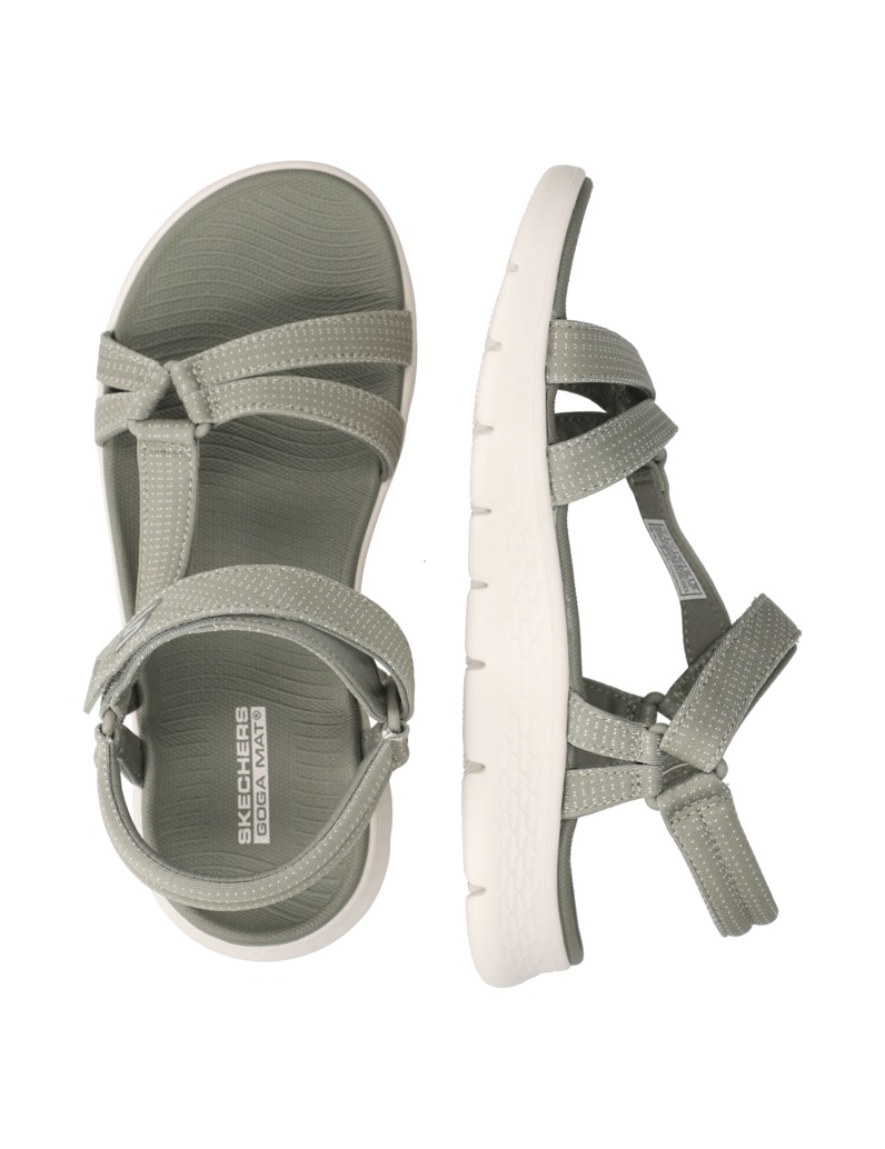 Skechers-GO-WALK-FLEX-SUBLIME-OLV-schwarz