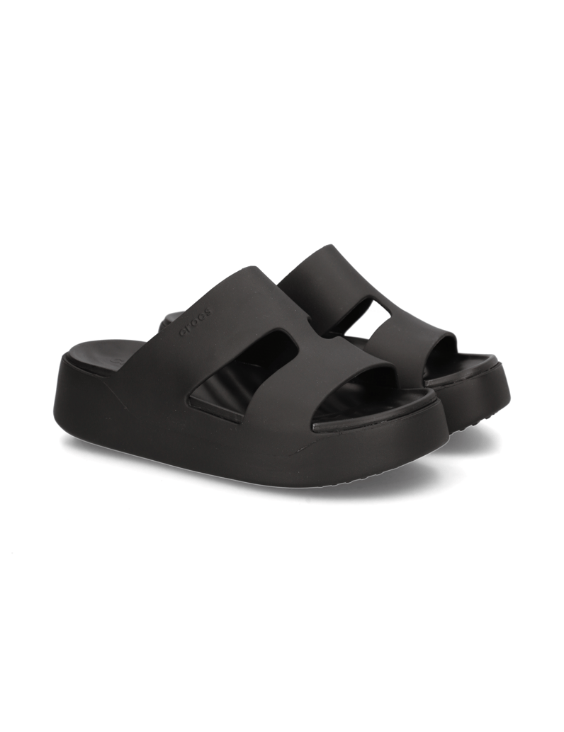 Crocs-GETAWAY-PLATFORM-H-STRAP-schwarz