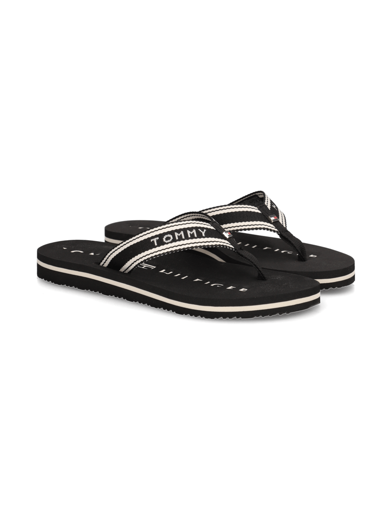 Tommy-Hilfiger-TH-WEBBING-SUMMER-SANDAL-schwarz