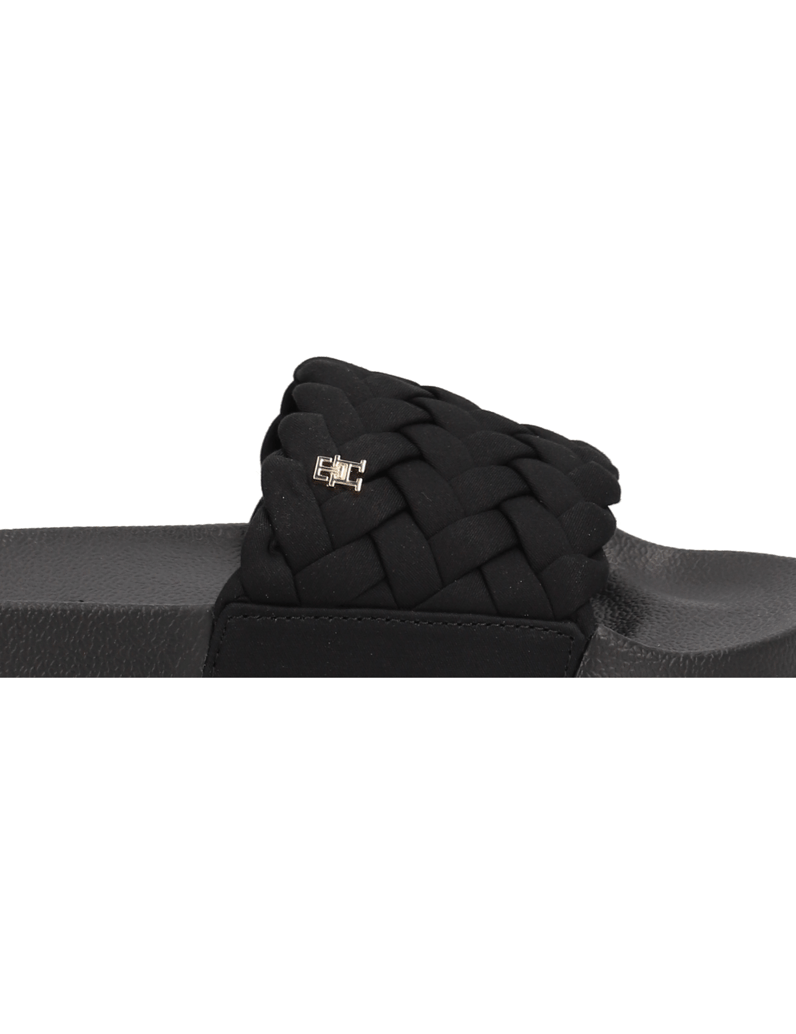 Tommy-Hilfiger-TH-BRAIDED-POOL-SLIDE-BDS-schwarz