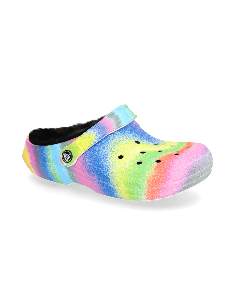 Crocs-CLASSIC-LINED-SPRAY-DYE-CLOG
