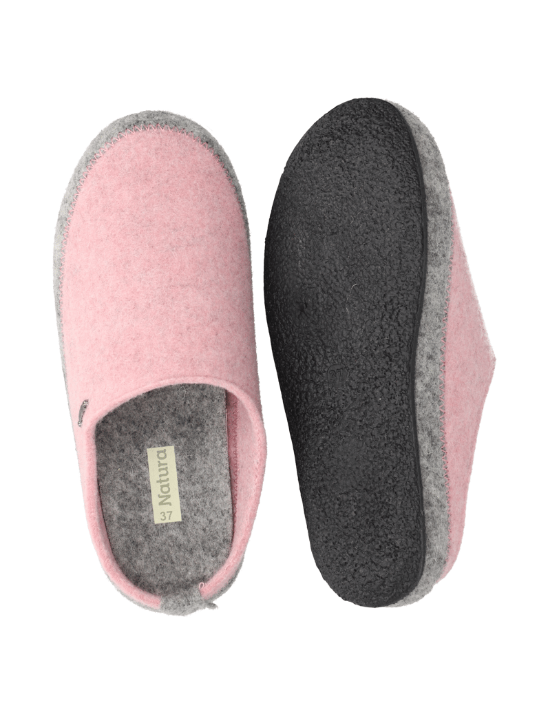 Natura-Hausschuh-grau