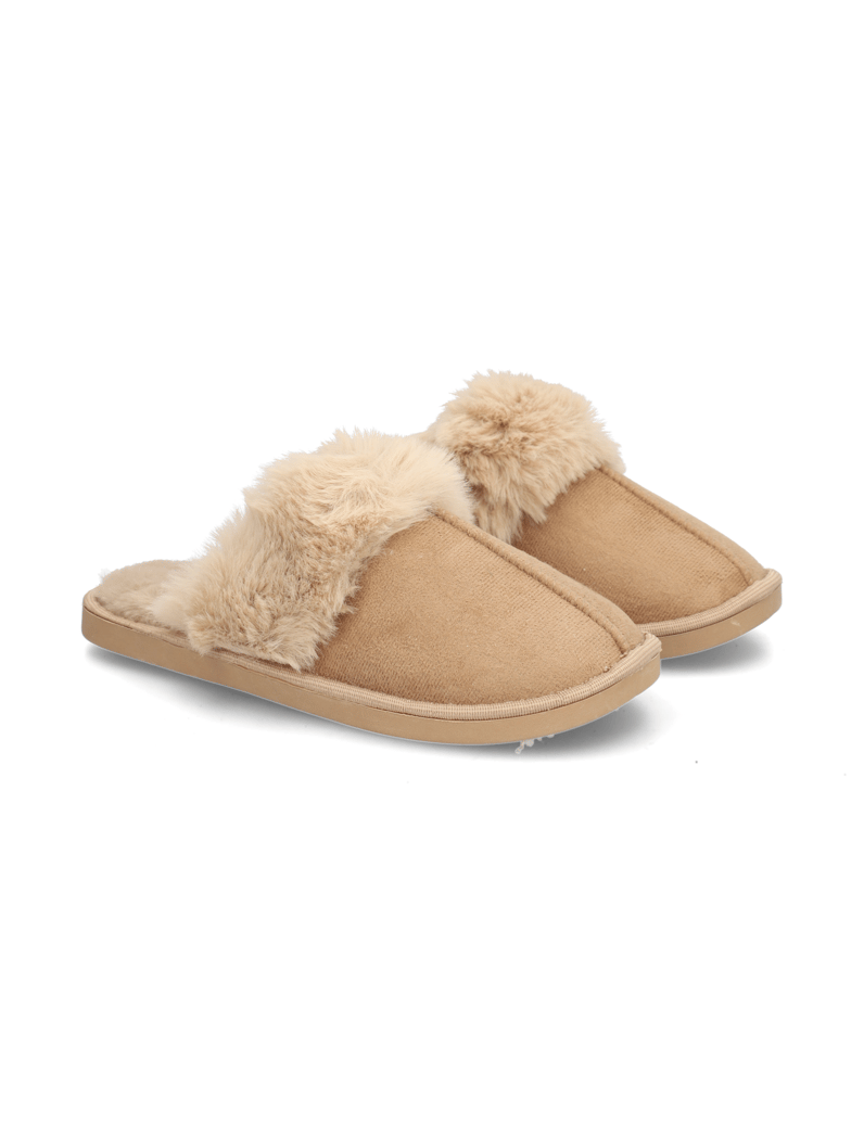 Natura-Hausschuh-beige