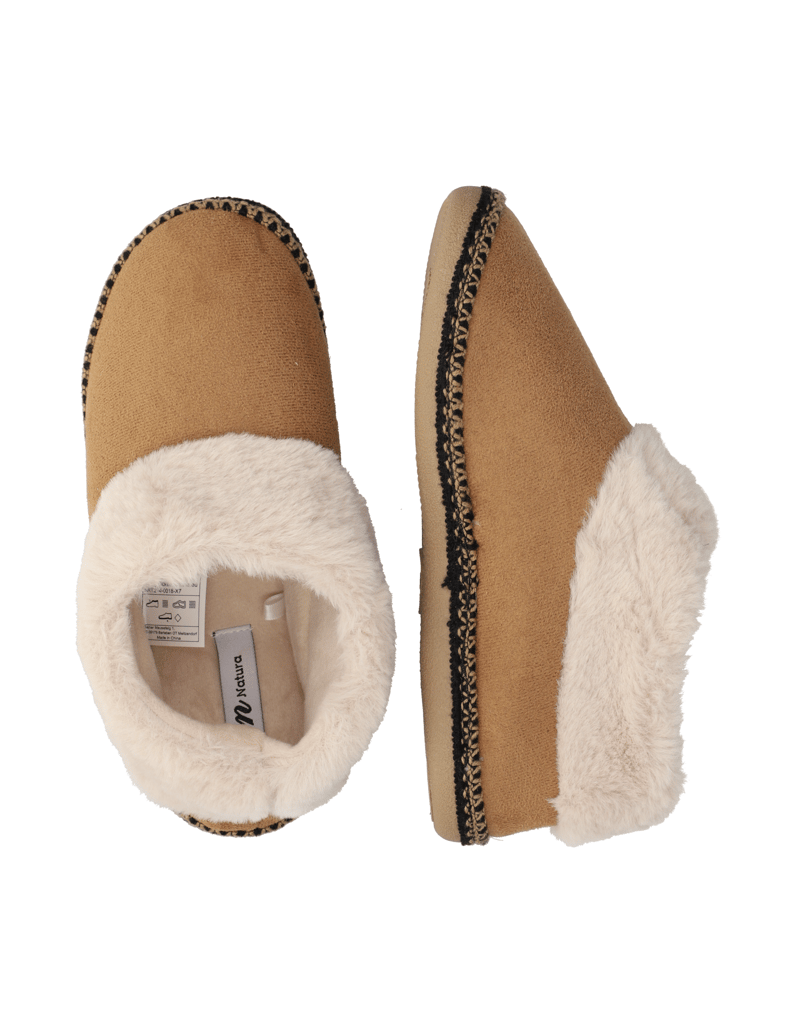 Natura-Hausschuh-schwarz