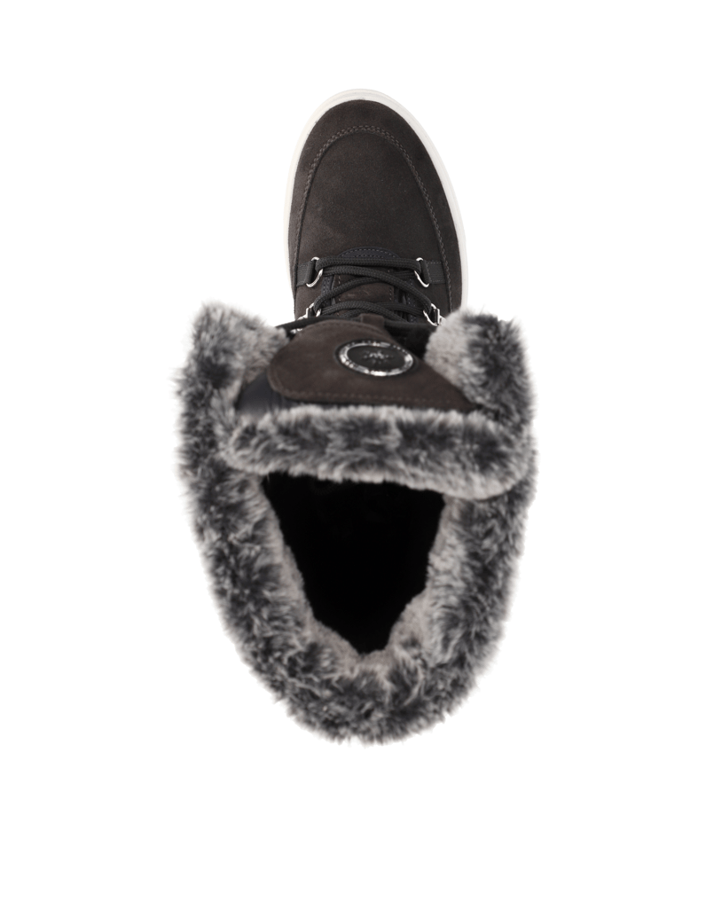 Polaris-Veloursleder-Snowboot-schwarz