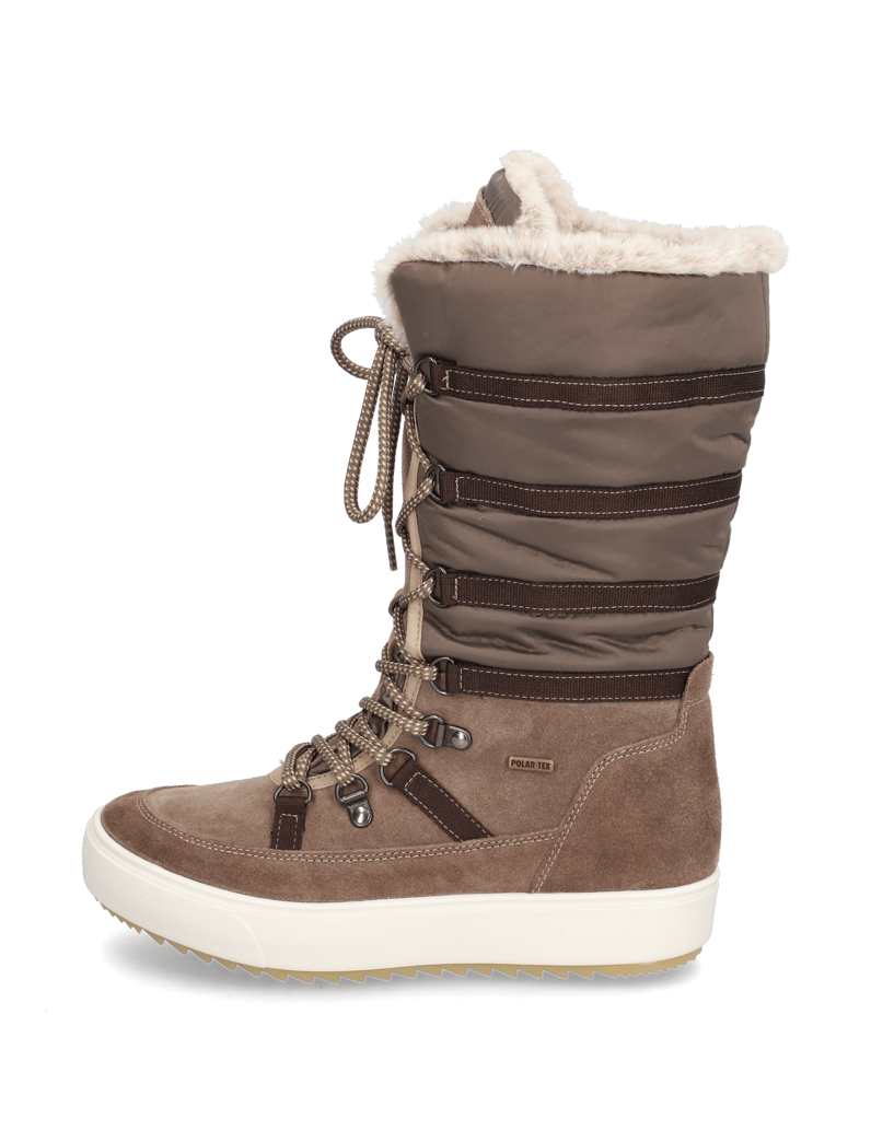 Polaris-Veloursleder-Snowboot-schwarz