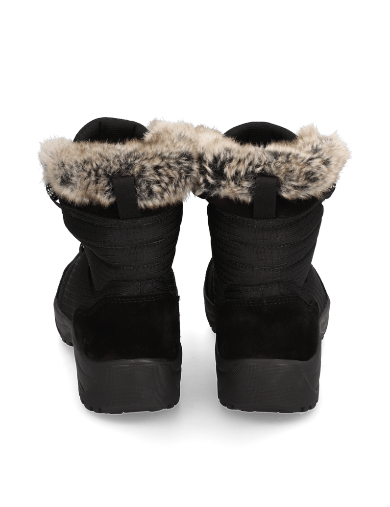 Polaris-Lederkombination-Snowboot-schwarz