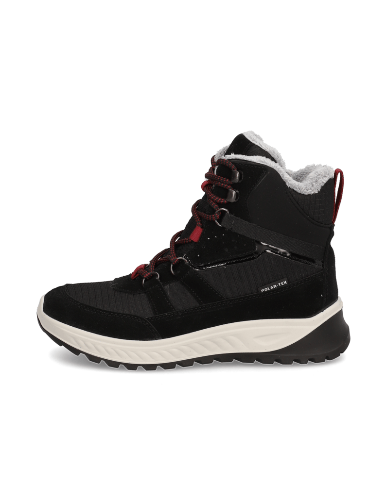 Polaris-Veloursleder-Snowboot-schwarz