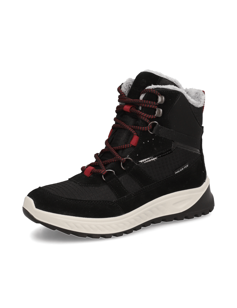 Polaris-Veloursleder-Snowboot-schwarz