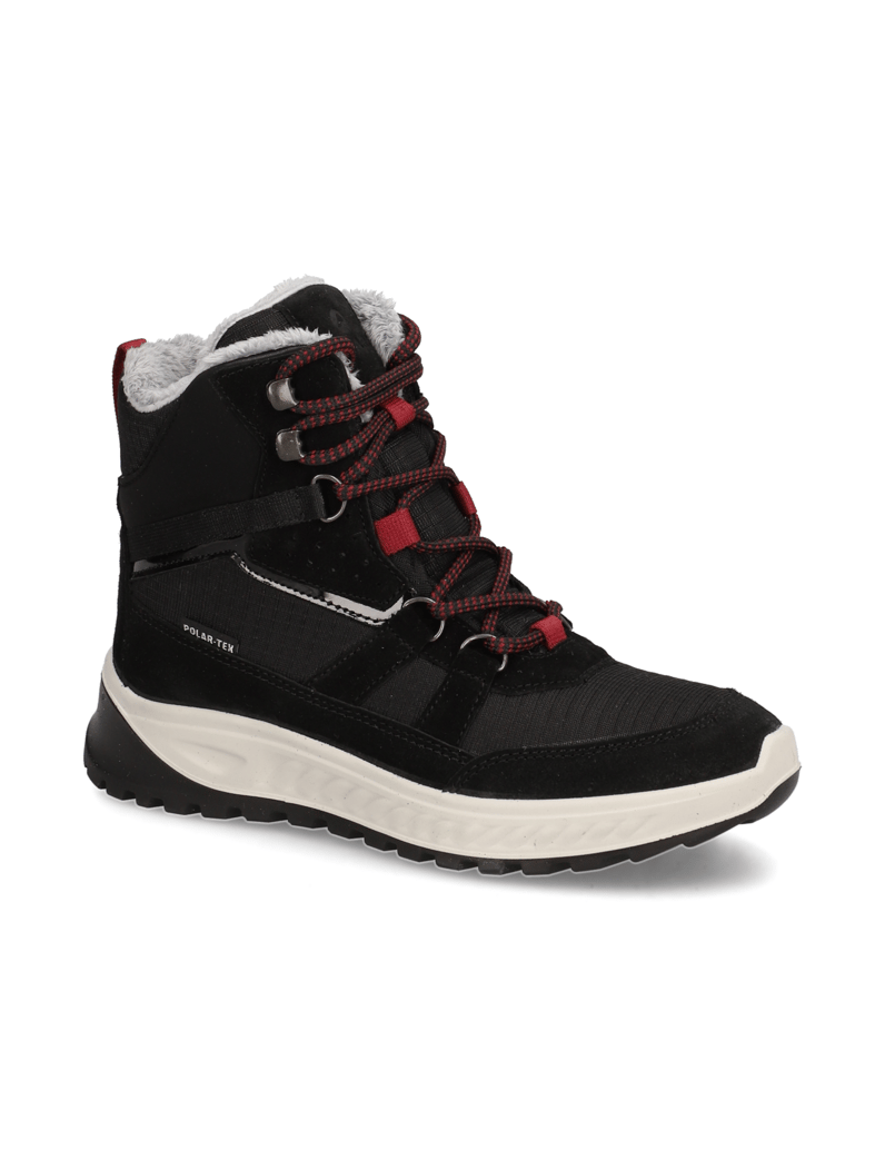 Polaris-Veloursleder-Snowboot-schwarz