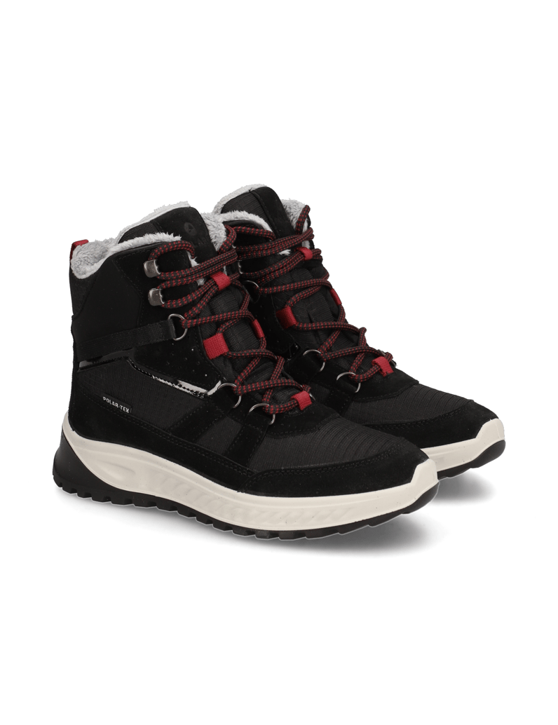 Polaris-Veloursleder-Snowboot-schwarz