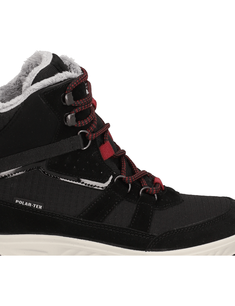 Polaris-Veloursleder-Snowboot-schwarz