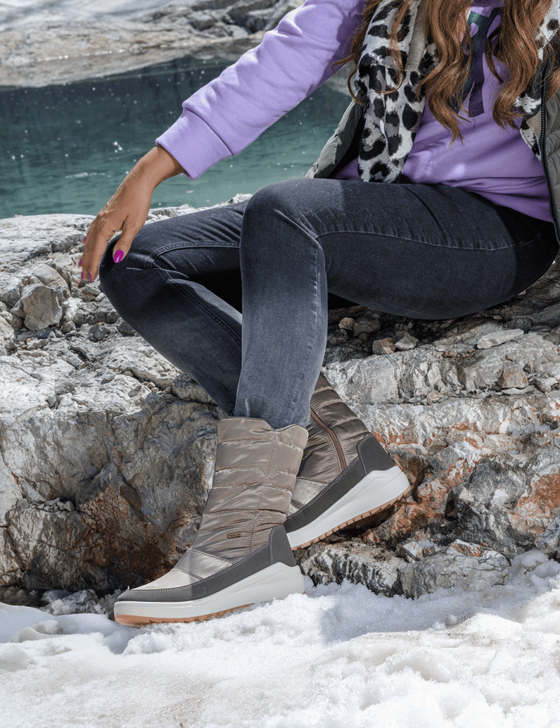 Polaris-Textil-Snowboot-schwarz