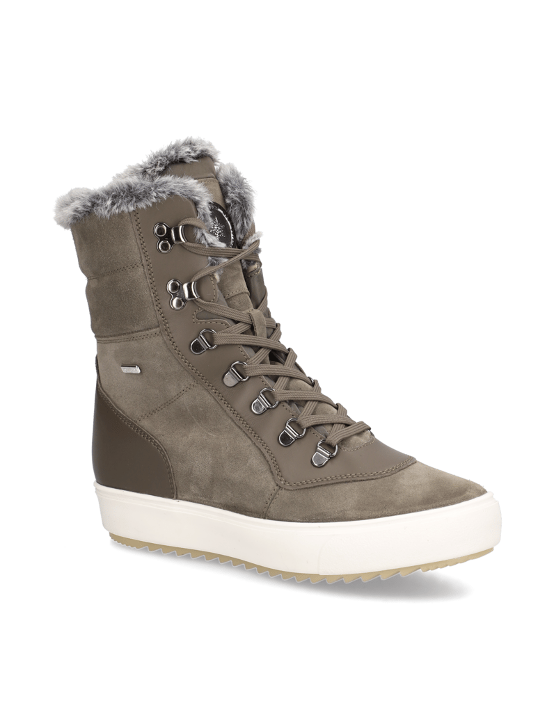 Polaris-Veloursleder-Snowboot-schwarz